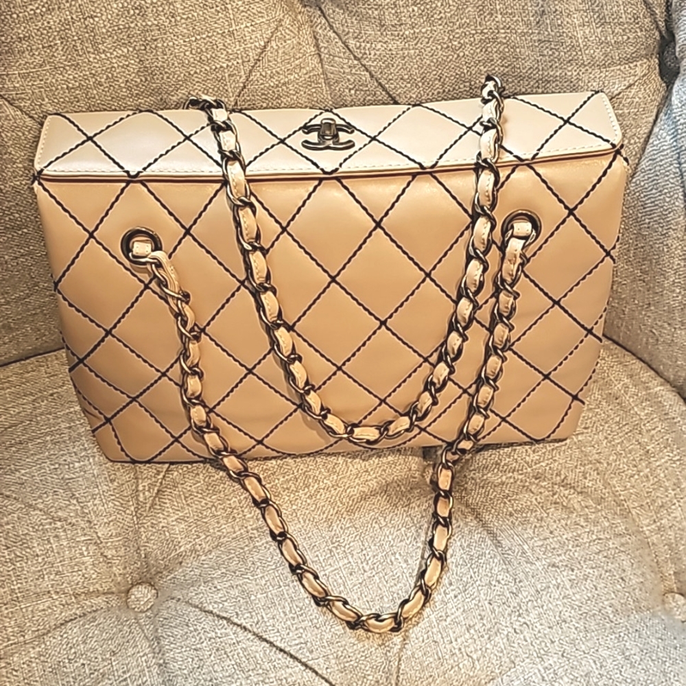 Chanel  Classic Leather Tote
